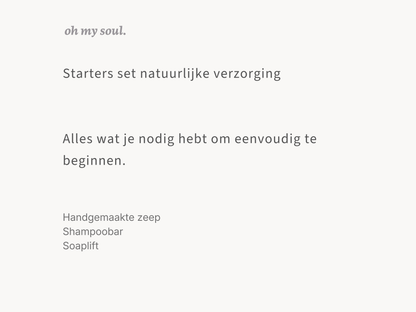 Starterset natuurlijke verzorging