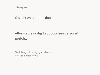 Gezichtsverzorging duo