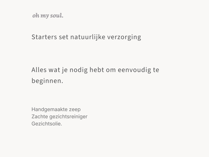 Starterset natuurlijke verzorging